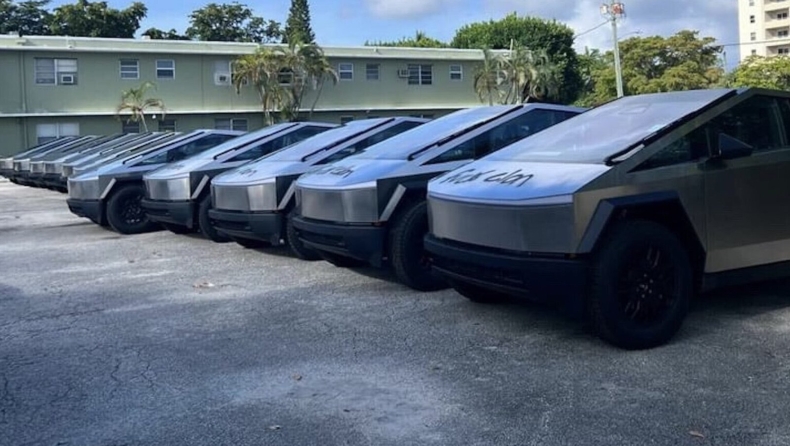 Tesla: Βανδάλισαν περισσότερα από 30 Cybertruck με υβριστικά συνθήματα για τον Μασκ (vid)