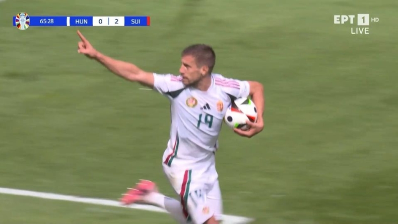 EURO 2024, Ουγγαρία - Ελβετία, Video: Μαγική σέντρα Σομποσλάι, μείωσε με κεφαλιά - ψαράκι ο Βάργκα (vid)