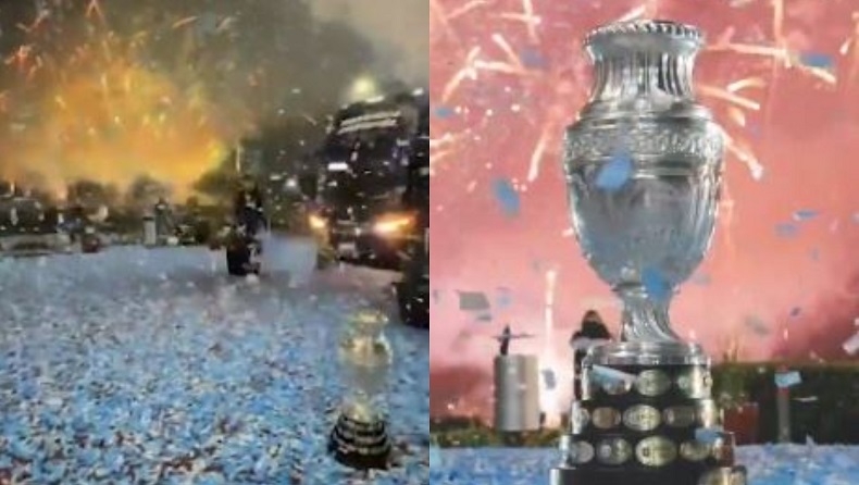 Copa America: Έκαναν τη νύχτα μέρα στην Αργεντινή, Υποδοχή ηρώων στην αποστολή της Αλμπισελέστε μετά την κατάκτηση του τίτλου