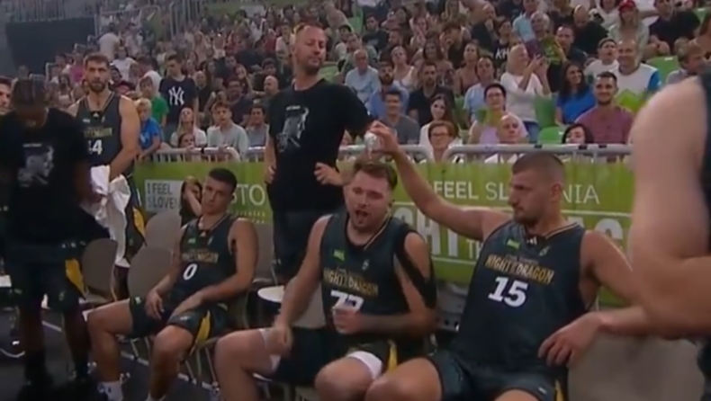 Γιόκιτς, Ντόντσιτς: Το μπουγέλο του Σέρβου στον Σλοβένο στο φιλικό για τον Ντράγκιτς (vid)