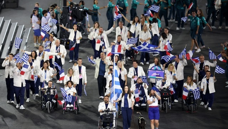 Η Ελλάδα στην τελετή έναρξης των παραολυμπιακών αγώνων 