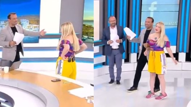 Ακομπλεξάριστη η δημοσιογράφος του OPEN, Έλβη Μιχαηλίδου: «Να μάθει ο κόσμος πώς ντύνονται οι παρουσιαστές» (vid) 