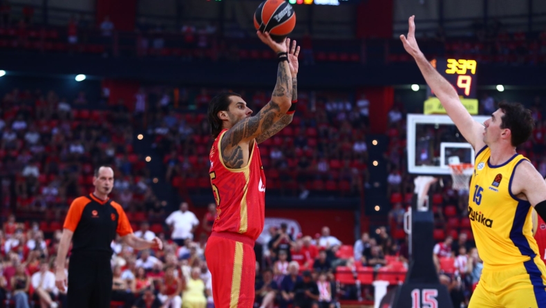 Πρίντεζης: Πάτησε ξανά παρκέ με τη φανέλα του Ολυμπιακού και σείστηκε το ΣΕΦ!