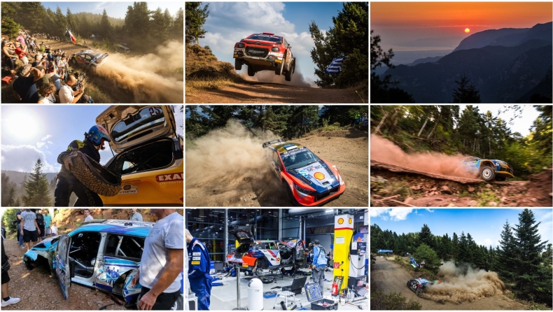 WRC, Rally Acropolis 2024: Η πρώτη ημέρα σε εικόνες