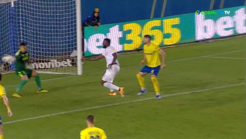 Παναιτωλικός - ΑΕΚ: Τεράστια ευκαιρία για την Ένωση, αστόχησε από τη μικρή περιοχή ο Πιερό (vid)