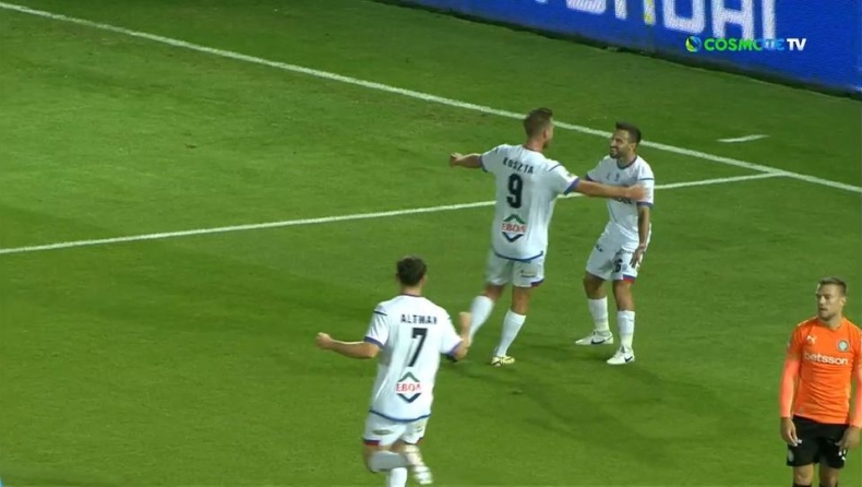 ΟΦΗ - Βόλος: Δοκάρι ο Άλτμαν, άνοιξε το σκορ ο Κόσζτα (vid)