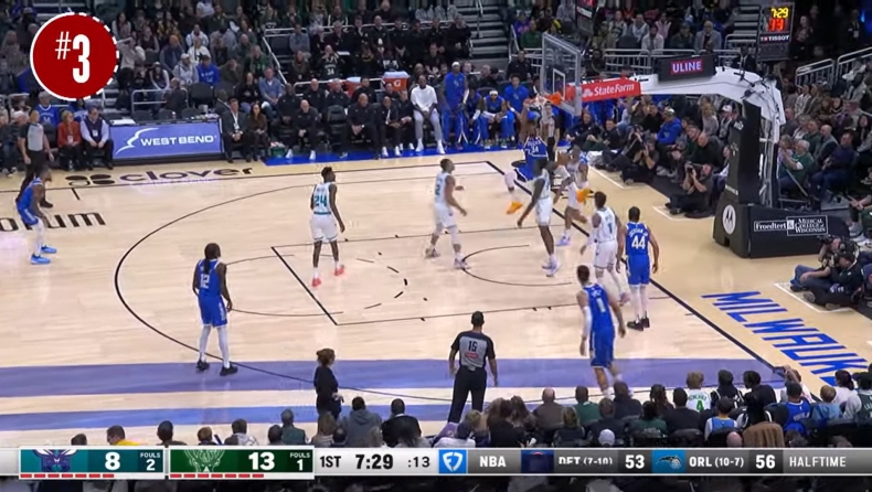 NBA: Με τον ασταμάτητο Αντετοκούνμπο και τον επιβλητικό Γουεμπανιάμα το Top 5 (vid)