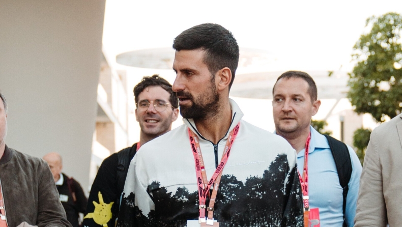 F1 - Ο Τζόκοβιτς κάνει γυμναστική με τους μηχανικούς της Ferrari (vid) 