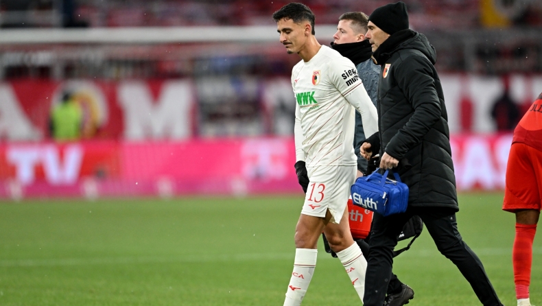 Γιαννούλης: Τραυματίστηκε στον αγώνα της Άουγκσμπουργκ με τη Μπάγερν