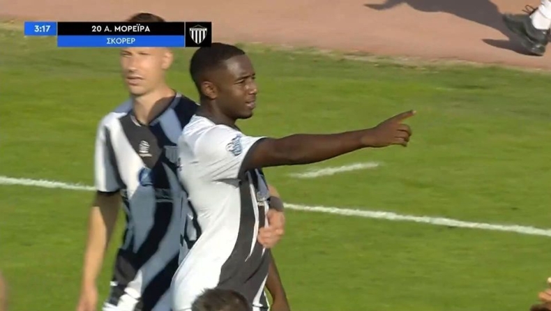   Καλαμάτα-Κηφισιά: Τα δύο γκολ στο 1-1 του πρώτου ημιχρόνου (vids) 