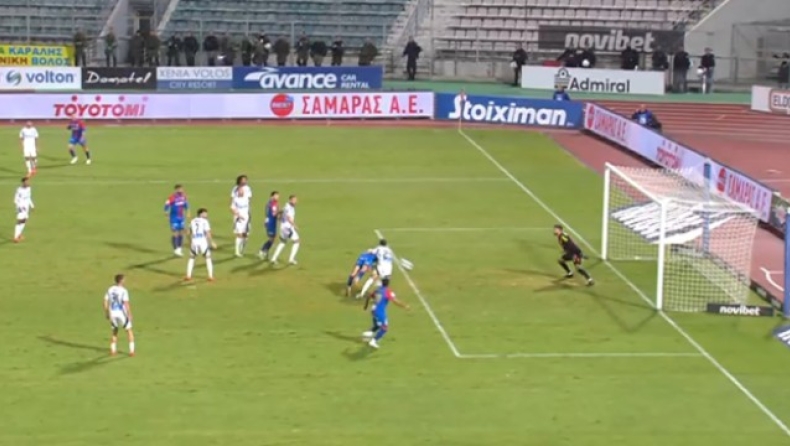 Βόλος-Παναθηναϊκός: Κοντά στο 1-1 με τον Κόζστα οι γηπεδούχοι (vid)