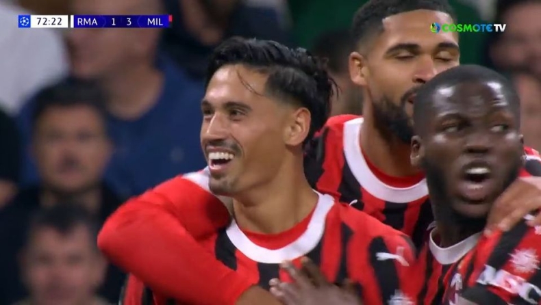 Ρεάλ Μαδρίτης - Μίλαν: Απούσα η άμυνα της Βασίλισσας και προβάδισμα δύο γκολ με τον Ρέιντερς (vid)