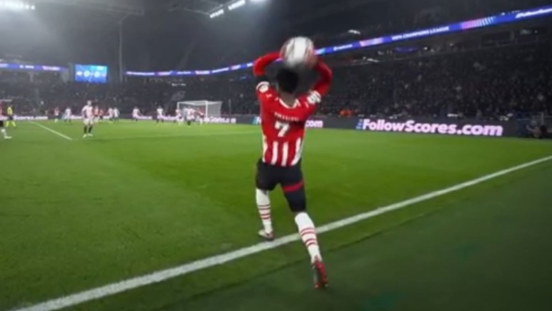 Αϊντχόφεν - Τζιρόνα: Διαμαρτυρίες για το γκολ από το πλάγιο άουτ, ωστόσο ορθά μέτρησε