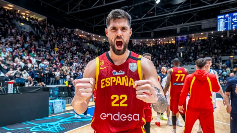 Σλοβακία - Ισπανία 72-76: Με το τρίποντο της χρονιάς ο Γιούστα την κράτησε ζωντανή (vid)