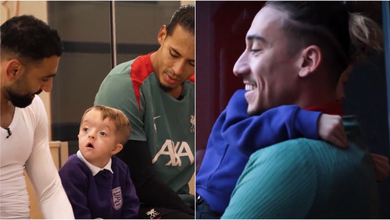 Λίβερπουλ: Η έκπληξη των Σαλάχ-Φαν Ντάικ στον μικρό Άιζακ και η αγκαλιά του Τσιμίκα! (vid)