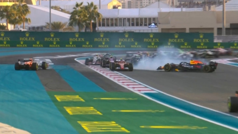 F1 - Επαφή Πιάστρι με Φερστάπεν στην πρώτη στροφή, η Ferrari μένει ζωντανή στο κυνήγι του τίτλου (vid)