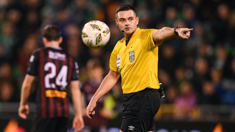 Παναθηναϊκός - Ντινάμο Μινσκ: Ο Ιρλανδός, Χένεσι διαιτητής του αγώνα