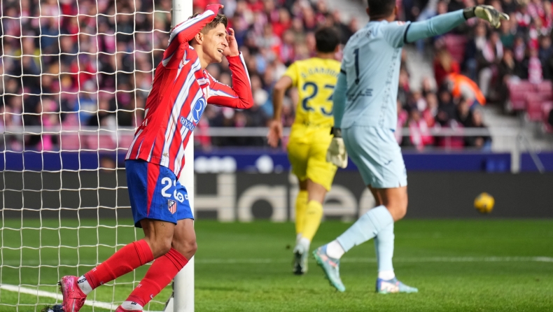 Ατλέτικο Μαδρίτης – Βιγιαρεάλ 1-1: Νέα «γκέλα», ευκαιρία της Ρεάλ για +4! (vid)