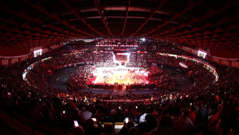 Ολυμπιακός: Ατομικό για τους παίκτες στην κεντρική σάλα του ΣΕΦ