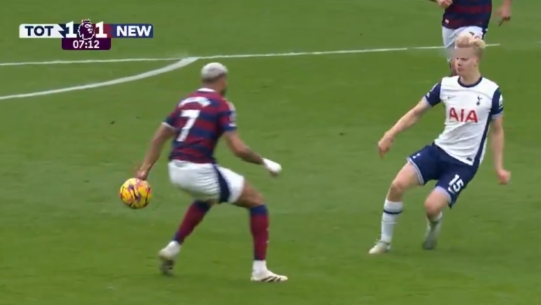 Τότεναμ - Νιούκαστλ: Η εξήγηση της Premier League για το χέρι του Ζοέλιντον στο 1-1 (vid)