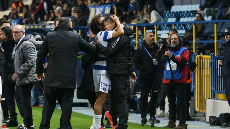 Παναιτωλικός - Ατρόμητος: Το 0-1 με πέναλτι από τον Ουάρντα που πήγε μετά να αγκαλιάσει τον Γκαρσία (vid)