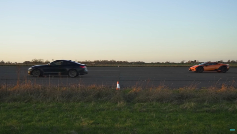 Η BMW M4 CS «καταπίνει» την Lamborghini Huracan (vid) 