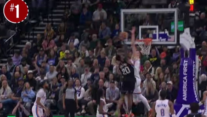 ΝΒΑ: Με καρφωματάρες το TOP 10 (vid)