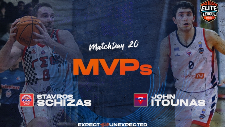 Elite League: Ιτούνας και Σχίζας μοιράστηκαν το βραβείο MVP της αγωνιστικής