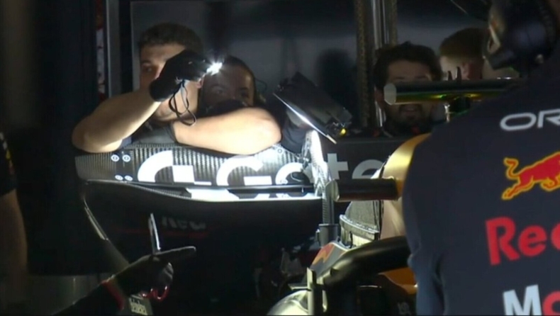 F1 - Με... φακούς οι μηχανικοί των ομάδων, μπλακάουτ στην πίστα του Μπαχρέιν (vid)