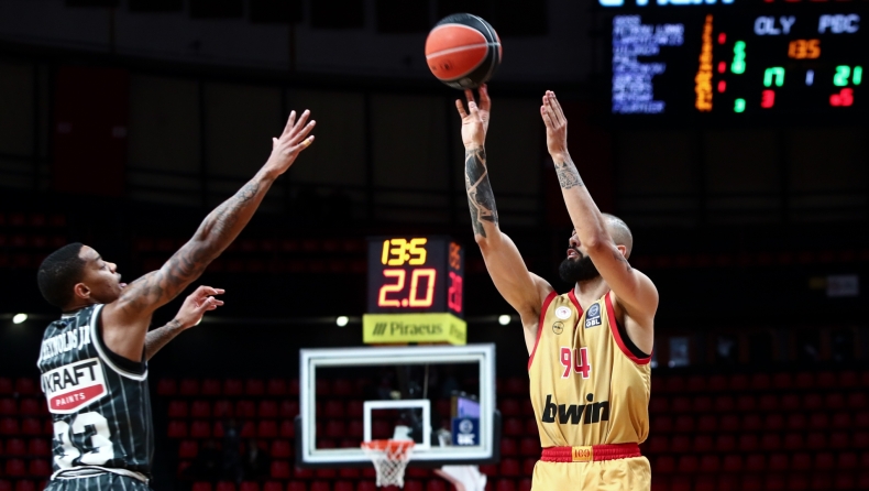 Stoiximan GBL: Η βαθμολογία μετά τη νίκη του Ολυμπιακού επί του ΠΑΟΚ που έριξε την αυλαία της 18ης αγωνιστικής