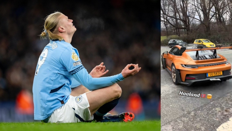 Χάαλαντ: Χρειάστηκε να δουλέψει... δύο μέρες για να αγοράσει τη νέα του Porsche (vid)