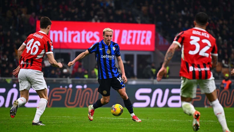 Μίλαν - Ίντερ 1-1: Οι Νερατζούρι έσωσαν το πρεστίζ στο 90'+3΄, αλλά όχι και την απώλεια