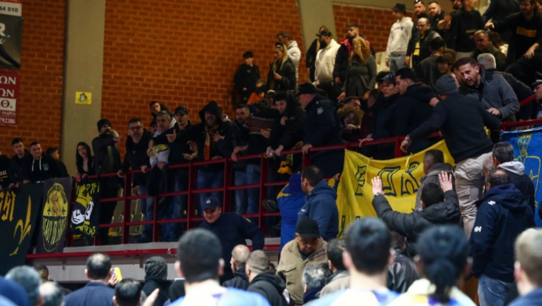 Συνελήφθησαν πέντε άτομα για τα επεισόδια στο κλειστό του Λαυρίου 