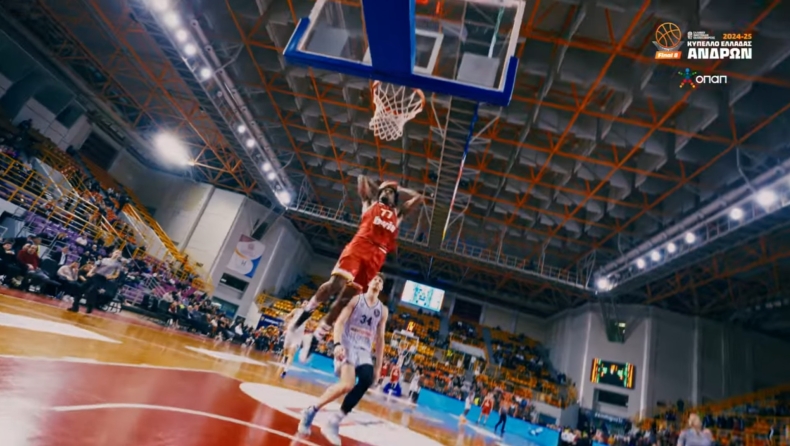 Κύπελλο Ελλάδος: Εντυπωσιακά πλάνα από τη δράση των ημιτελικών του Final 8 (vid)