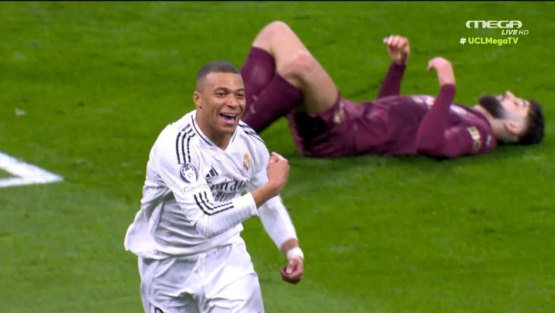 Ρεάλ Μαδρίτης - Μάντσεστερ Σίτι: Show Μπαπέ, «ξάπλωσε» τον Γκβάρντιολ κι έκανε το 2-0 (vid)