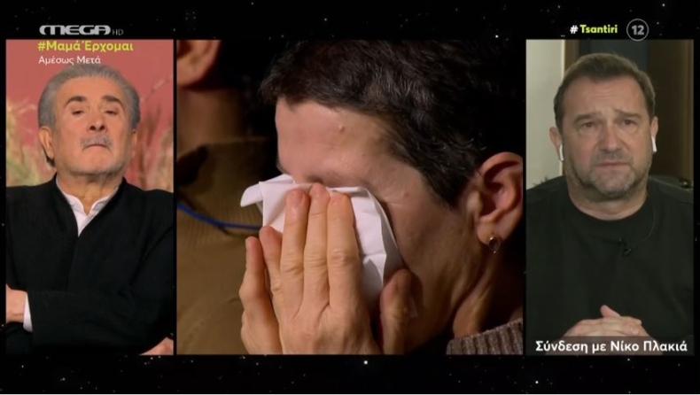 Συγκλονιστική στιγμή στο «Τσαντίρι»: Όλος ο κόσμος χειροκρότησε τον Νίκο Πλακιά που έχασε τις κόρες του στα Τέμπη (vid)