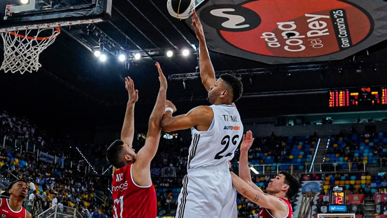 Ρεάλ Μαδρίτης - Μανρέσα 92-69: «Βασιλική» πρόκριση στα ημιτελικά του Κυπέλλου