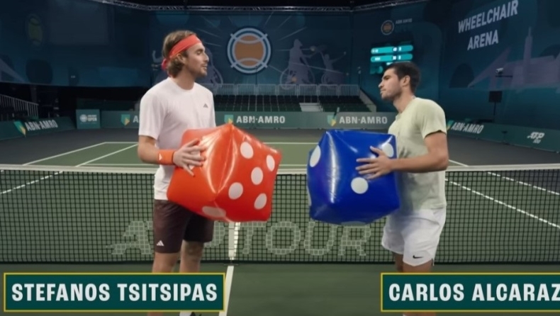  Oι Τσιτσιπάς και Αλκαράθ έριξαν ζαριές σε ένα ιδιαίτερο tie break