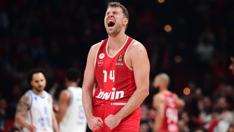 Ολυμπιακός: Ο Σάσα Βεζένκοβ αναδείχθηκε MVP της EuroLeague για τον Ιανουάριο (vid)