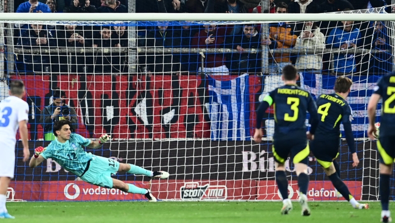 Ελλάδα-Σκωτία: Το 0-1 ο ΜακΤόμινεϊ από τα 11 βήματα (vid) 