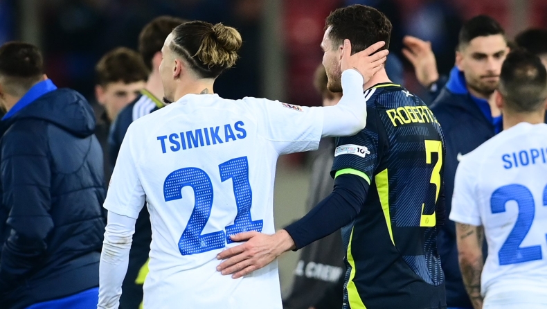   Ελλάδα-Σκωτία: Η αγκαλιά των Τσιμίκα-Ρόμπερτσον 