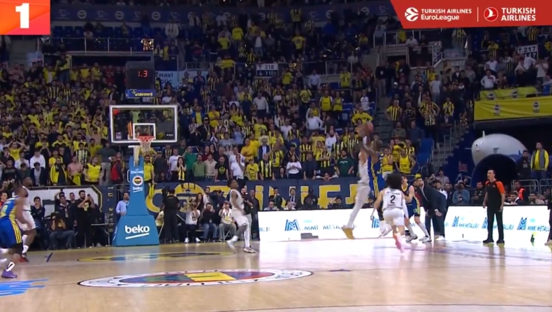 EuroLeague TOP-10: Showtime στη Μαδρίτη, μπλοκέρ Ναν και «clutch» Χέις Ντέιβις (vid)