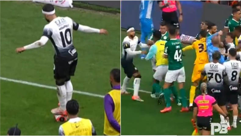 Ντεπάι: Το προκλητικό πάτημα στην μπάλα που έβαλε «φωτιά» στο Κορίνθιανς-Παλμέιρας (vid)