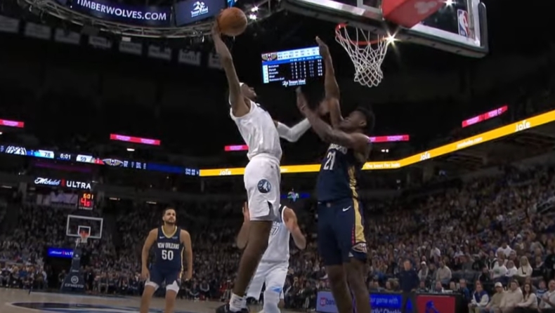 NBA: Το poster dunk του Τζέιντεν ΜακΝτάνιελς στην κορυφή του Top-10 (vid)