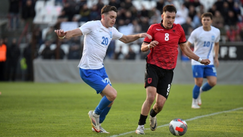 Εθνική Ελπίδων: Φιλική ισοπαλία με αντίπαλο την Αλβανία