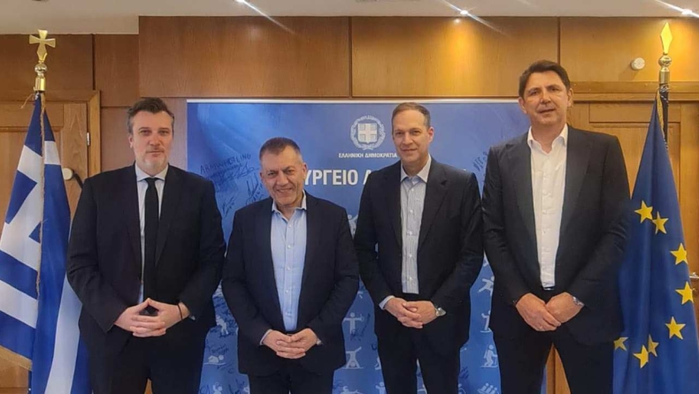 Stoiximan GBL: Συνάντηση με τον Βρούτση για την ανάπτυξη της επαγγελματικής καλαθοσφαίρισης