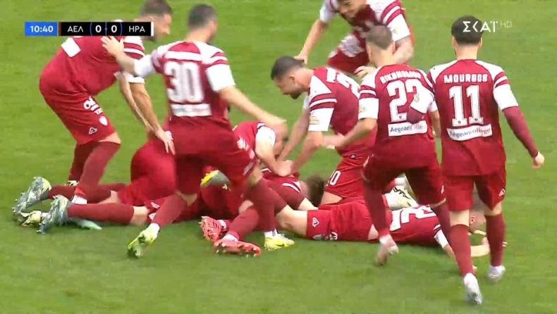  ΑΕΛ-Ηρακλής: Το γκολ ανόδου του Βαφέα (vid) 