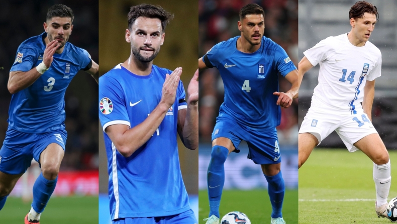  Εθνική Ελλάδος: Ολοι για έναν και ένας για όλους, οι τέσσερις πρωτοκλασάτοι της στόπερ 