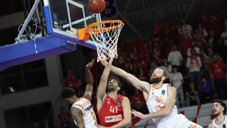 Χάποελ Τελ Αβίβ - Βαλένθια 96-91: Παρέμεινε ζωντανή η ομάδα του Ιτούδη και απέχει μια νίκη από τον τελικό του Eurocup