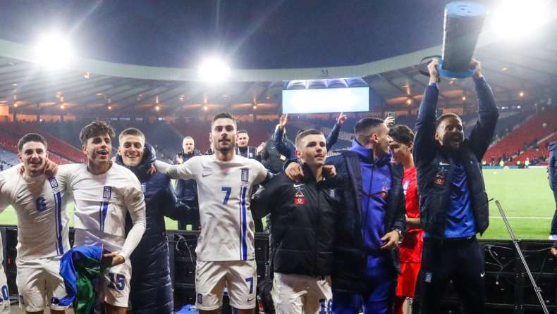 χατζηδιακος εθνικη πανηγυρισμος 